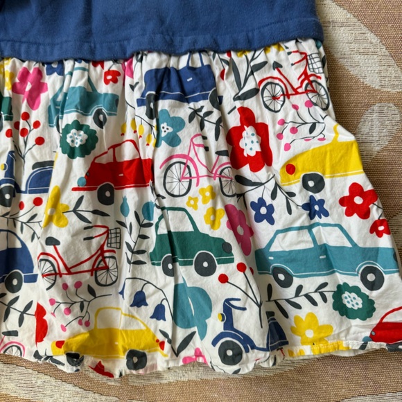 Mini Boden Jersey Top Dress with Sequins Taxi Cab Design - Picture 5 of 7